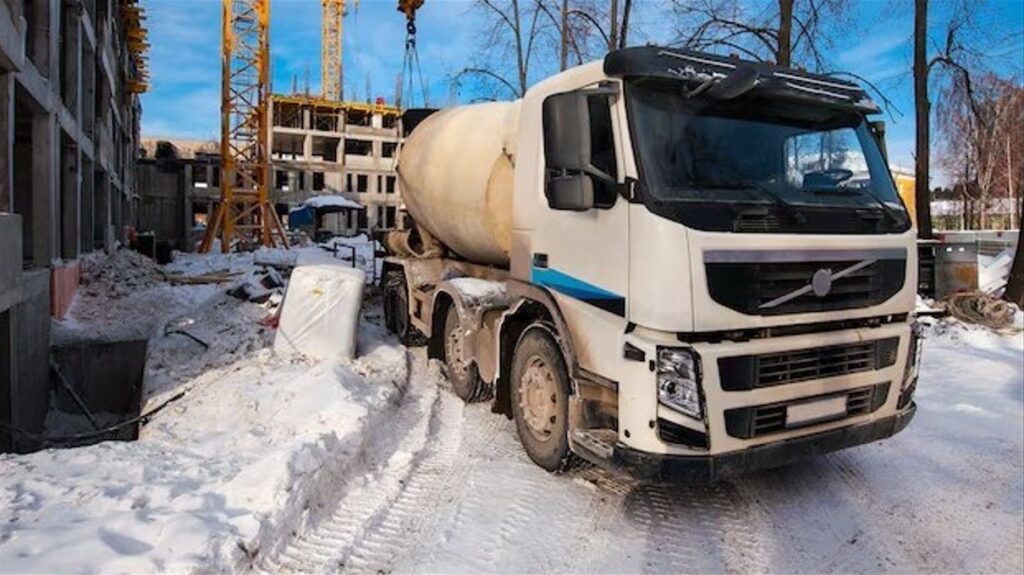 Kışın beton